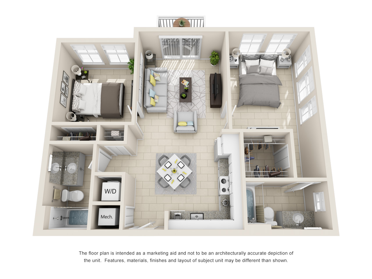 Floorplan B1 Corner Image